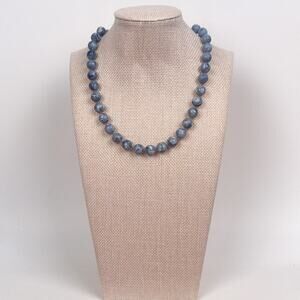 Blue Beaded Vintage Necklace